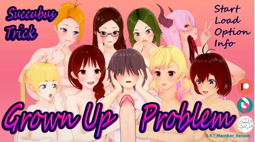 图片[1]-【日系SLG/汉化/动态】魅魔伎俩：成长问题v0.9.1 AI版【PC+安卓/3.46G/更新】Succubus Trick: Grown Up Problem [v0.9.1]-IS充值【57】